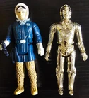 Han Solo Hoth outfit complete 1980 & C-3PO 1977 vintage Kenner Star Wars