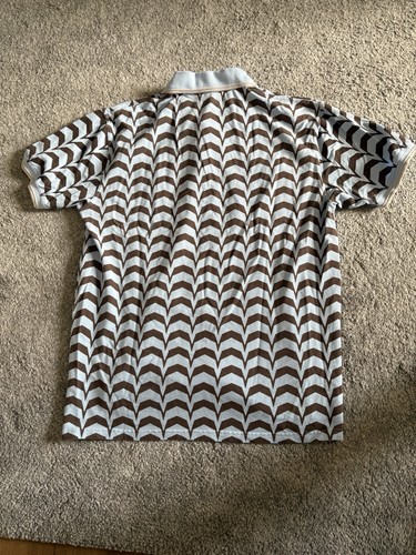 Fred Perry Poloshirt XL Hemd Blau Braun - Bild 4 von 4