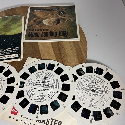 Apollo Moon Landing View Master Reels Booklet And Envelope 1969 - Picture 3 of 6