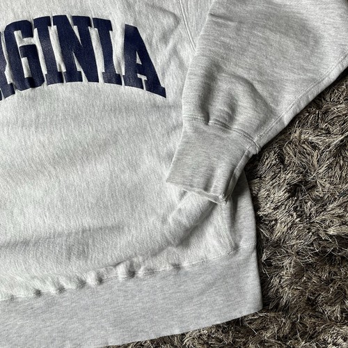 Felpa vintage anni 80 Champion Reverse Weave University of Virginia taglia L USA - Foto 2 di 20