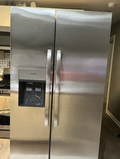 Frigidaire Stainless Steel Side-By-Side 33"Refrigerator