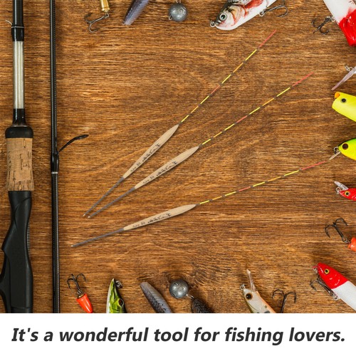 10 Pezzi Boe da Pesca, Set Accessori Galleggianti Ruvidi Attacco Verticale - Foto 12 di 12