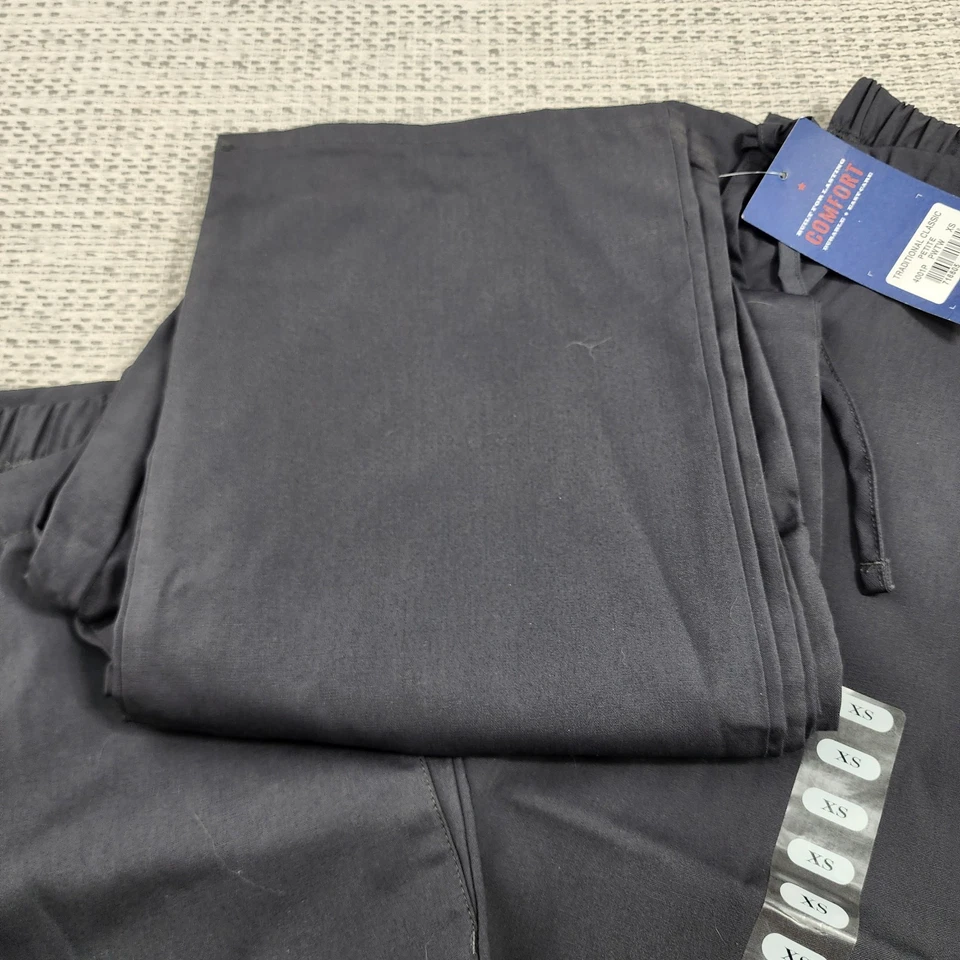 NWT Cherokee Workwear Modern Classic Scrub Pants XS Gray 3 Pair - Image 2 of 4