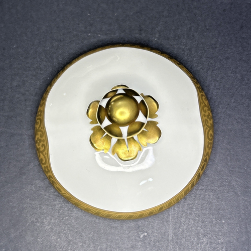 Franconia Germany Jewel Gold/White Cream & Sugar Bowl Set Beautiful - Picture 18 of 24