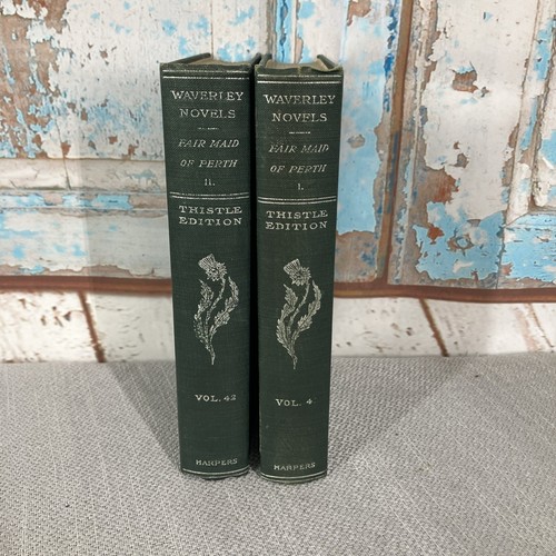 The Fair Maid Of Perth Volumes 1 & 2 Thistle Edition Published 1901 Harpers - Picture 1 of 11