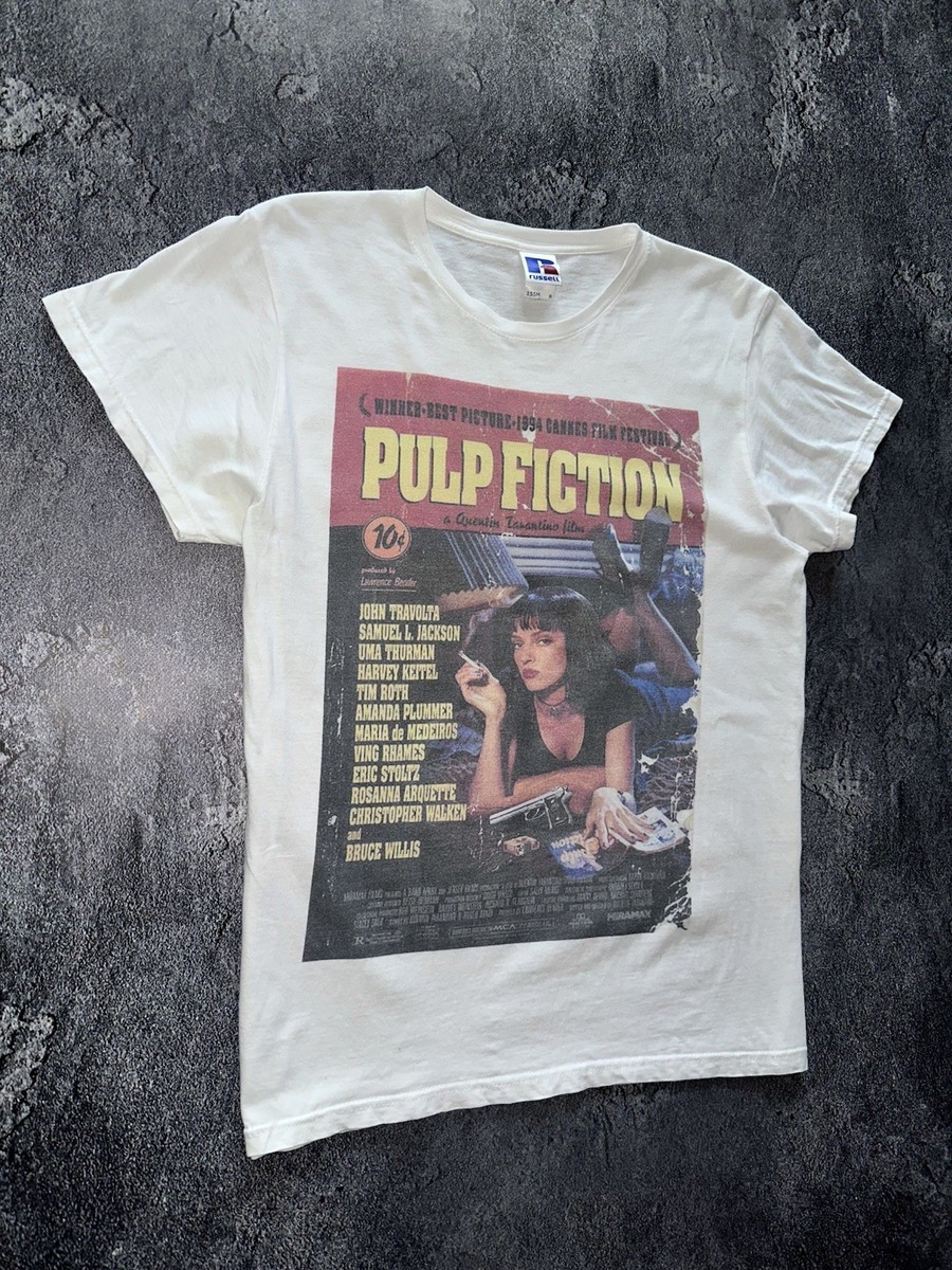トップス 90s Pulp Fiction T-shirt Reclaimed Vintage unisex Pulp Fiction licensed t-shirt in white | ASOS