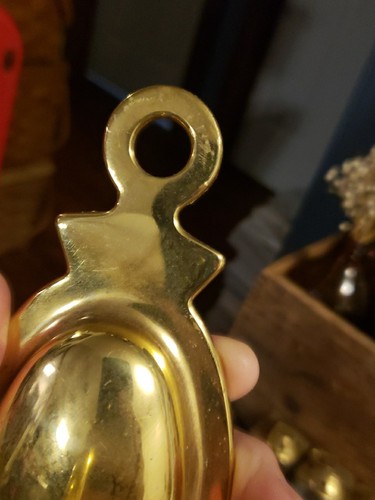 Vtg Baldwin Brass Oval 1 Arm Wall Sconce Candle Holder French Cottage Colonial - Picture 7 of 9