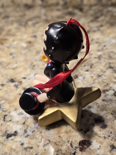 Betty Boop Shining Starlet Star Christmas Ornament Danbury Mint Porcelain NEW - Picture 3 of 5