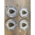 Set Of 4 EVERYDAY GIBSON Salad Plates In The Tree Trimmings Pattern