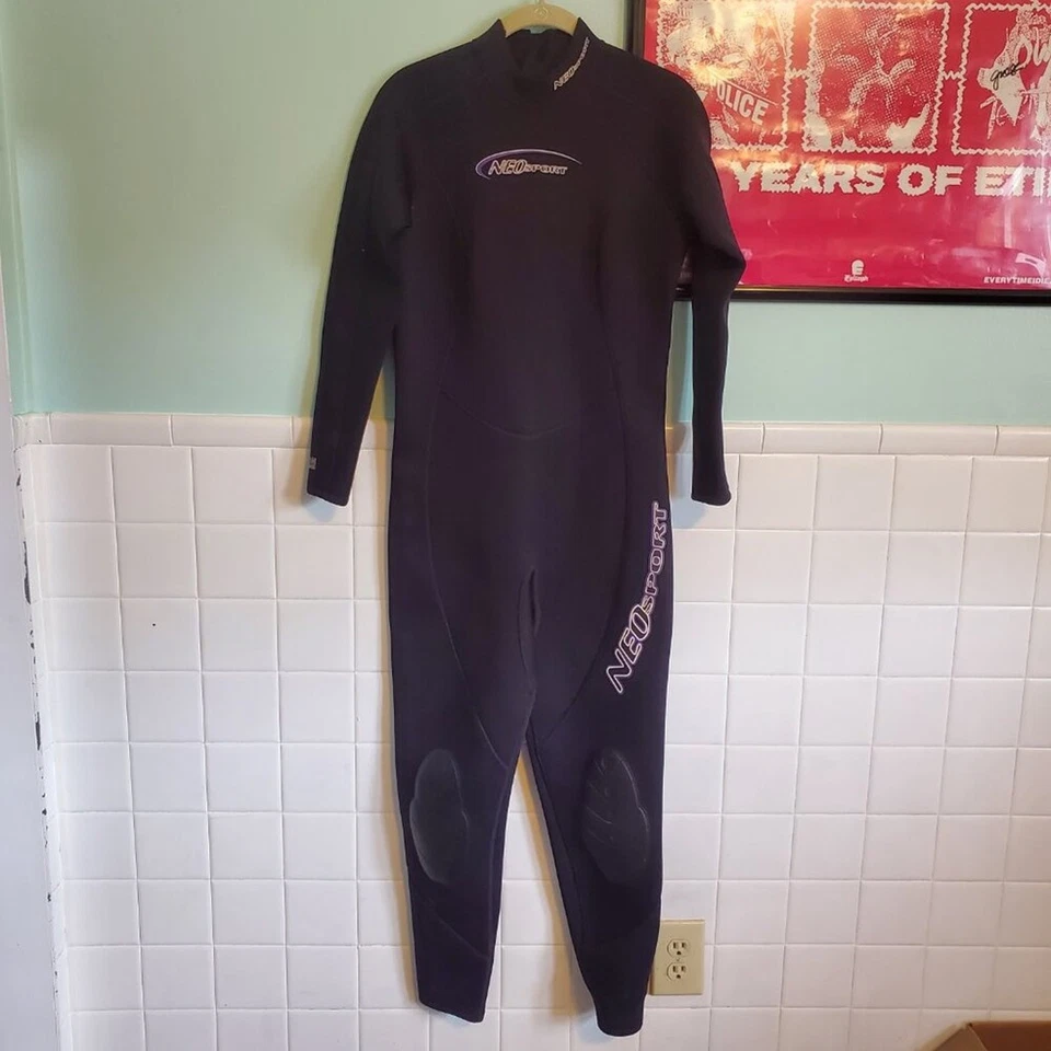 Traje húmedo de cuerpo completo de manga larga Neosport para mujer talla 10 Foto 2 de 4