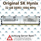 32 Go RDIMM ECC REG DDR3-1866 Serveur RAM Lenovo Système X3630 X3650 M4
