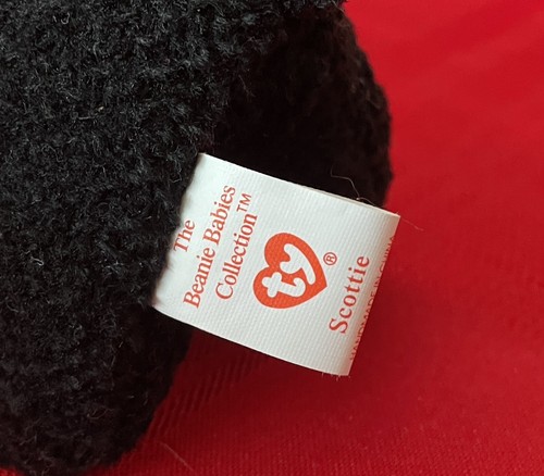 Scottie the Terrier Dog TY Beanie Baby Errori Multipli 4a Generazione Ritirato - Foto 8 di 20
