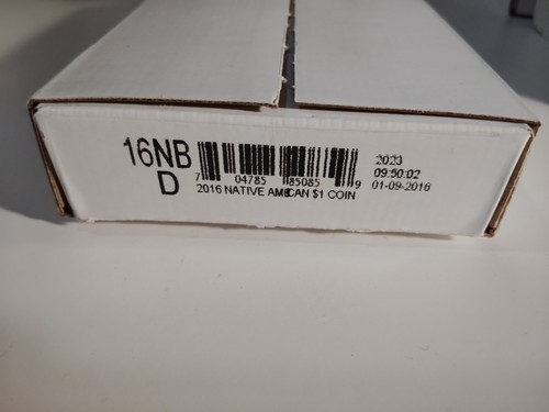 2016 D  Native American $1 Uncirculated Roll in Opened U.S. Mint Packaging 16NB