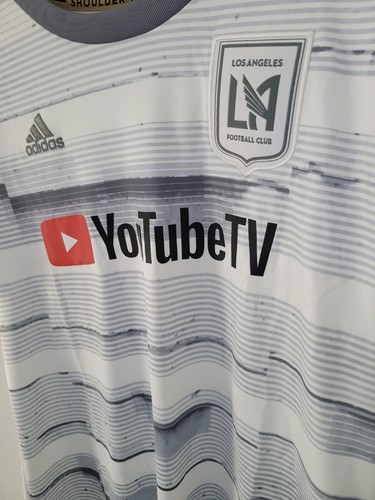 NWT Adidas Womens Medium LAFC Los Angeles FC MLS Soccer Jersey DP3978 - Picture 3 of 9