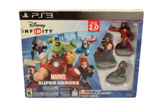 Disney INFINITY PS3 Marvel Super Heroes 2.0 Edition Starter Pack Avengers New 