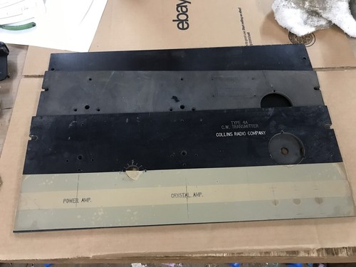 Radio Collins | Progetto pannello anteguerra 4A - Foto 1 di 5