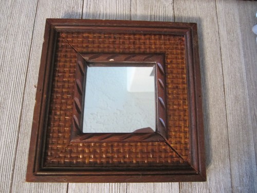 Set of Three Wooden Framed Mirrors - Picture 2 of 8