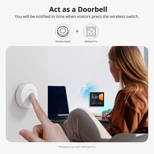 SONFF SNZB-01P Zigbee Wireless Switch Smart Home Fernbedienung MINI Touch - Bild 8 von 16