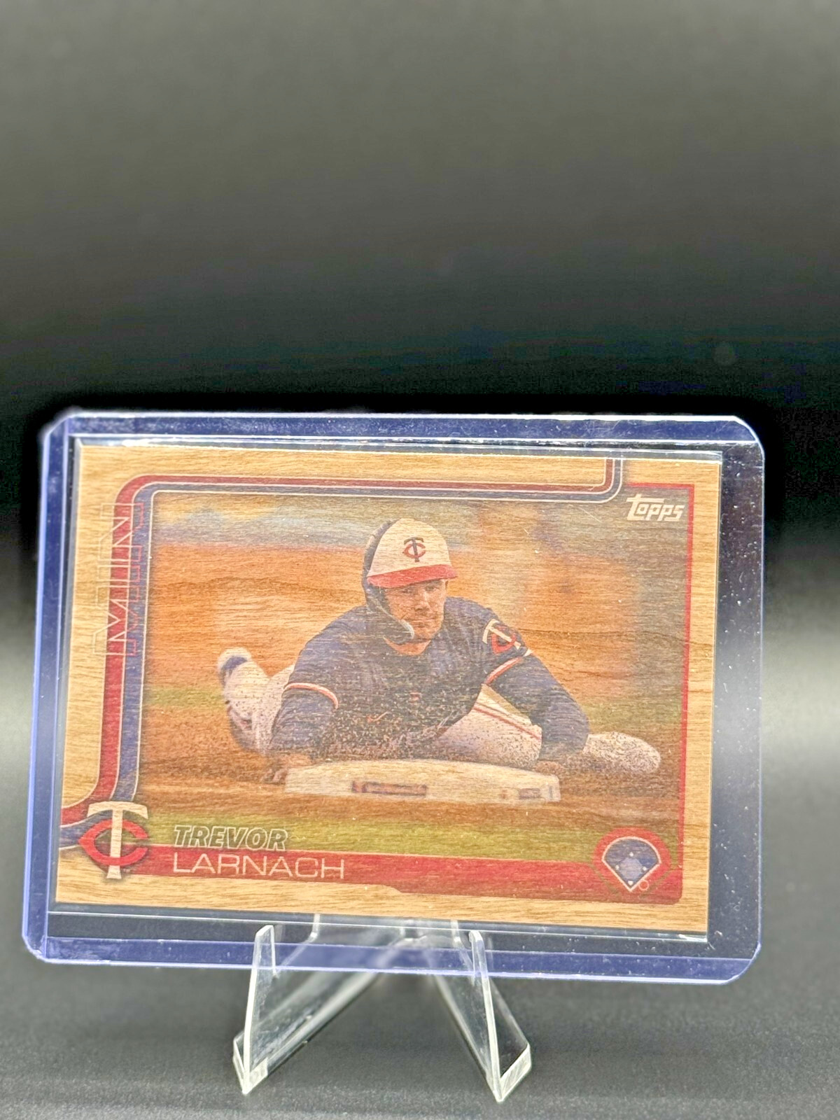 2025 Topps Series 1 - Trevor Larnach Minnesota Twins #279 Wood /25