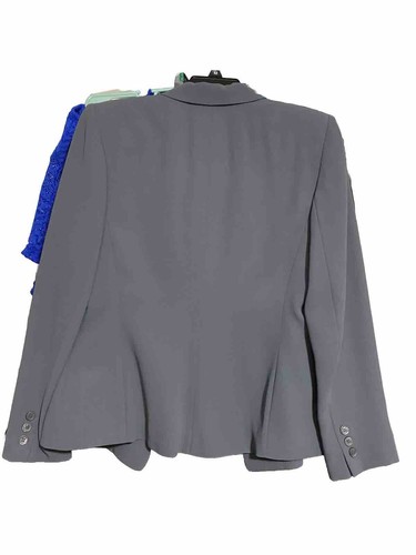 Women's JONES NEW YORK Quality Made Jacket/Blazer Size 8, Gray - Picture 2 of 13