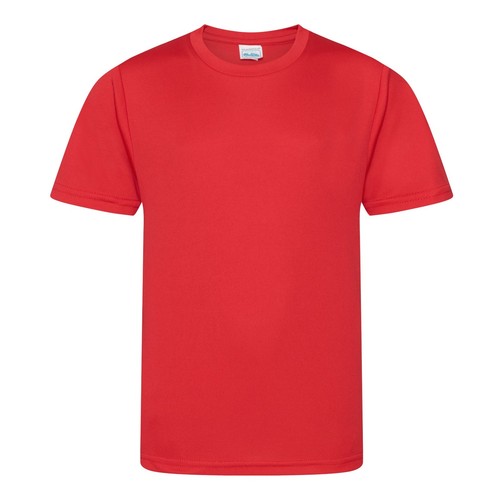 Boys Girls Kids Childs Quick Dry Athletic Wicking Smooth Polyester T-Shirt - Picture 8 of 9