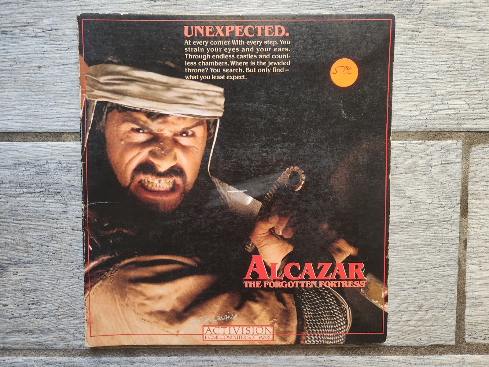 ALCAZAR: The Forgotten Fortress, Commodore 64 C64/128, Game & Box, Fully Tested!