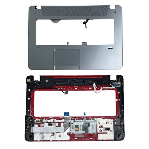 Silver 17in Palmrest Cover w/ Touchpad For HP Envy 17-J 17T-J 17J 720271-001 US - Picture 10 of 11