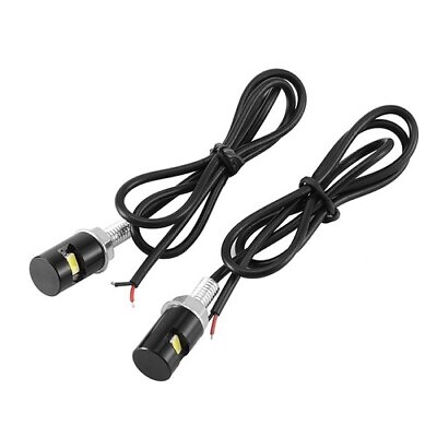 1 Pair LED Car Motorcycle License Number Plate Lights Lamp Auto Tail Lamps - Picture 5 of 9