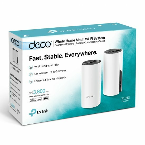 TP-Link DECO M4 (2-Pack) AC1200 Whole Home Wi-Fi Mesh Router