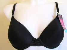 NWT Maidenform DM7900 Size 34B Lace Demi Underwire T-shirt Bra Black 
