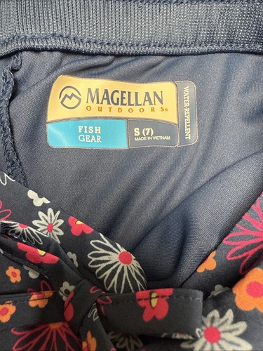 Magellan Girls Athletic Fishing Gear Skort Skirt Floral Water Repellent Sz 7 - Picture 5 of 7