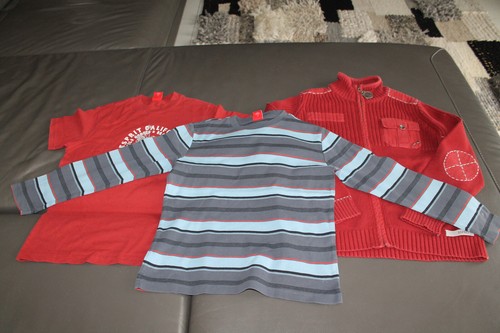 ESPRIT 100% Baumw 2 Tg. Set: Strickjacke &T-Shirt (Longsleeve GRATIS) Gr 140/146 - Bild 2 von 24