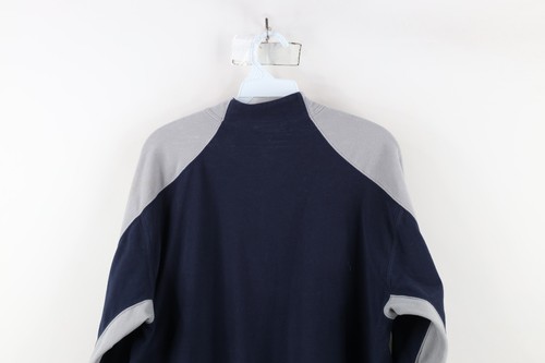 Vintage The North Face Mens Large Distressed Spell Out Half Zip Fleece Sweater - Picture 17 of 18