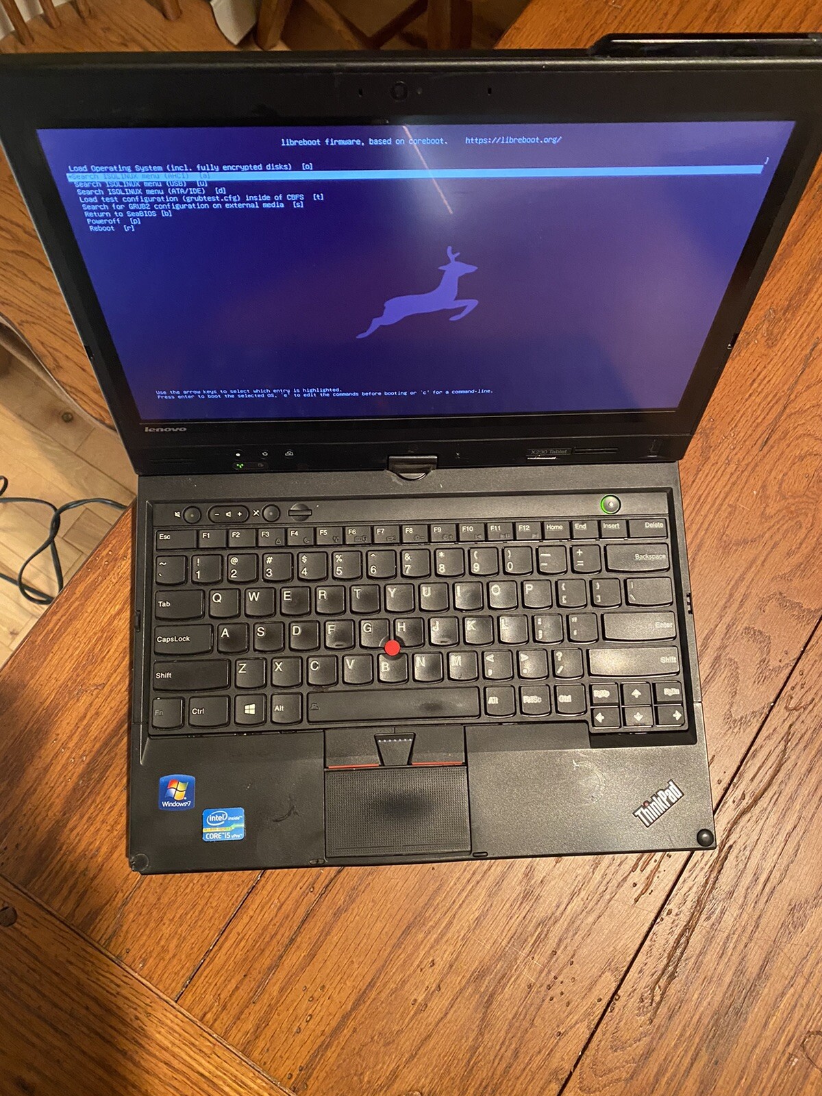 Libreboot Seabios/wgrub X230 Tablet Core i5 256 Ssd Tablet - Picture 2 of 4