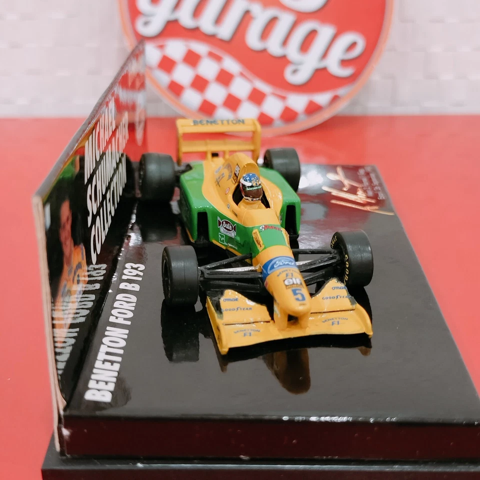 MINICHAMPS PMA 1/64 Michael Schumacher Benetton Ford B193 Portugal '93 MSC641112 - Image 4 of 4