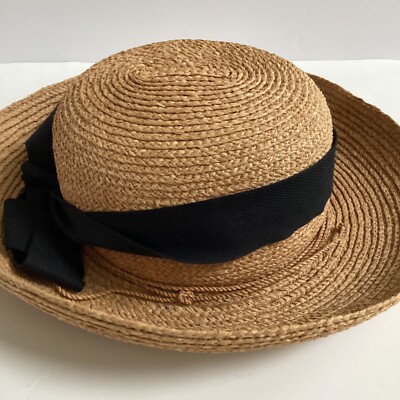 Helen Kaminski Corsica Hat 100% raffia sun hat straw with