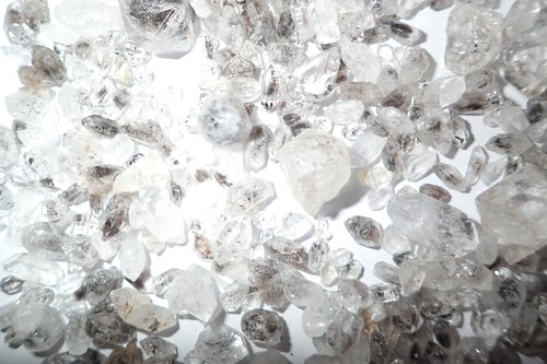 Afganistán Diamante Cuarzo Cristal Transparente 0.1 a 20 Quilates Tamaño Piezas 50 Gramos Lote - Imagen 7 de 12