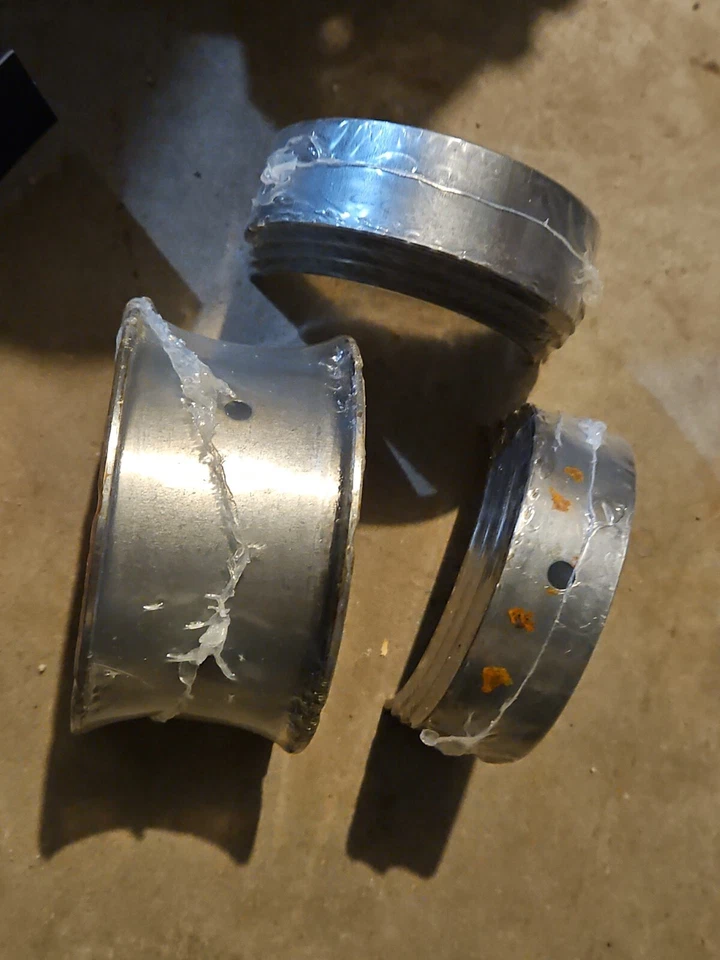 NOVO Enginetech BC296JSTD ALUMÍNIO SILÍCIO Conjunto de Rolamentos Principais do Virabrequim do Motor - Imagem 4 de 4