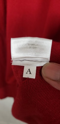 Eileen Fisher Knit Sweater 1X Cherry Red V neck Casual Minimalist Valentines Day - Picture 8 of 8