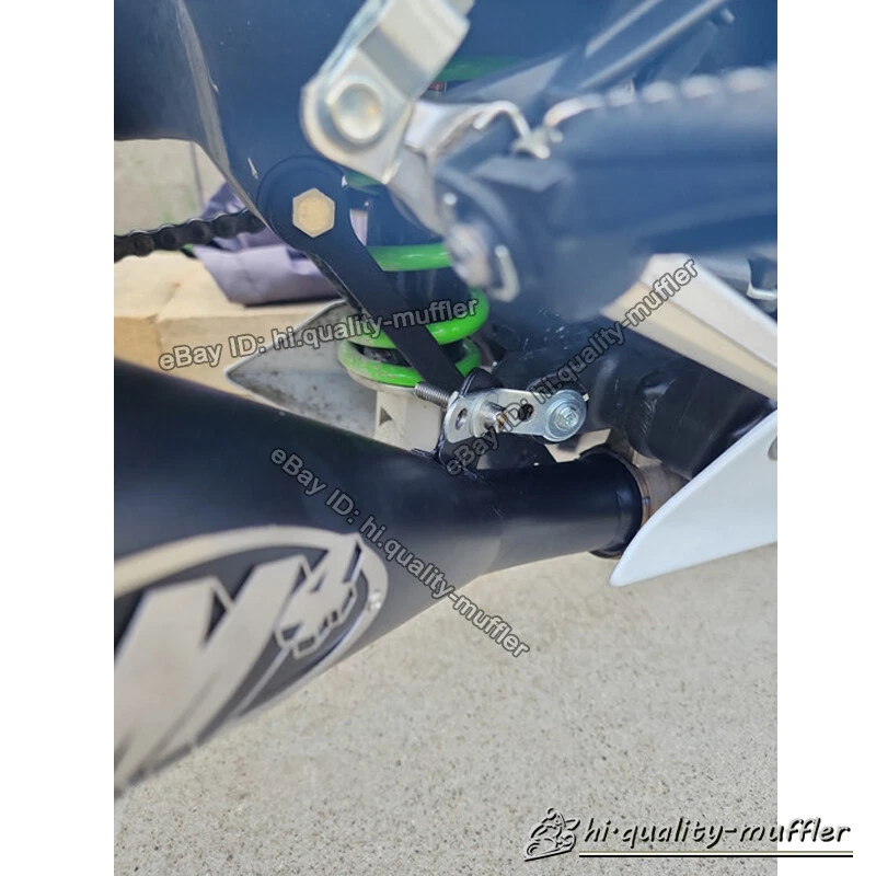 Sistema de escape tubo de escape silenciador deslizable para Kawasaki Ninja ZX6R ZX636 2009-2023 Foto 3 de 4