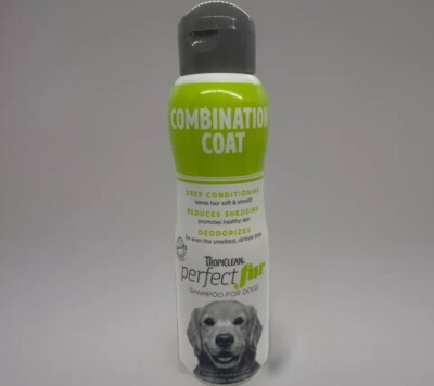 Tropiclean Perfect Fur Dog Shampoo For Shedding Control & Deep Condition 12Fl Oz