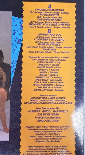 Las Nenas De Ringo & Jossie - “Chiquillo Malcriado” (Vinyl Record, 1988) - Picture 3 of 4