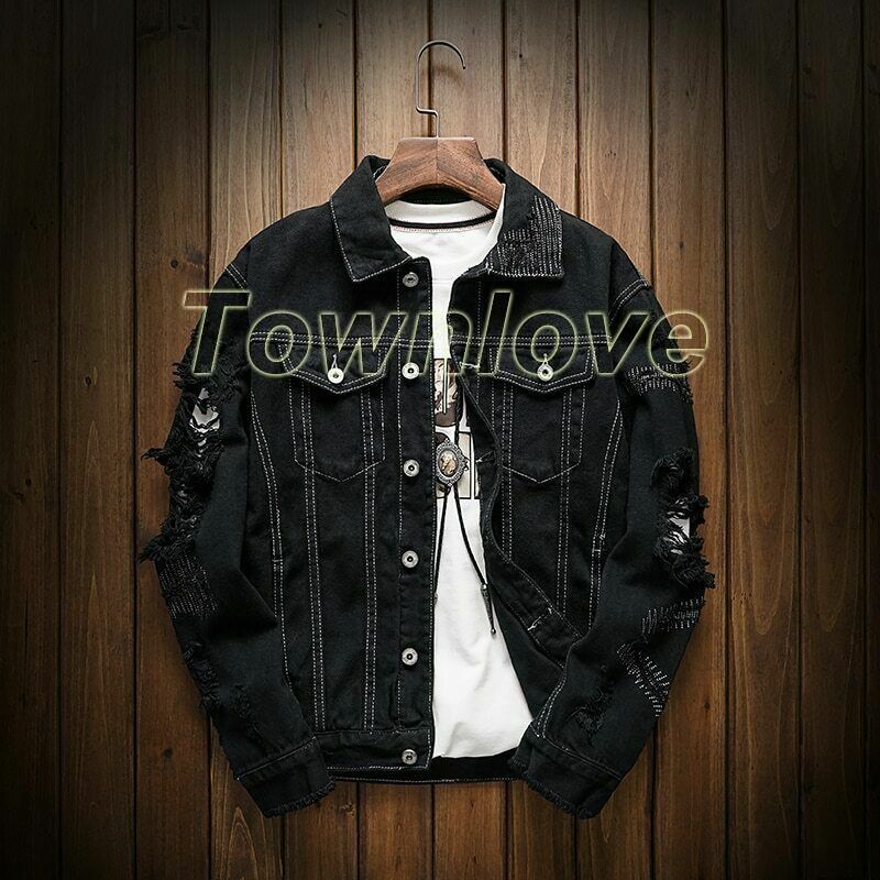 Original Style Fashion Men's Denim Jacket High Street Retro