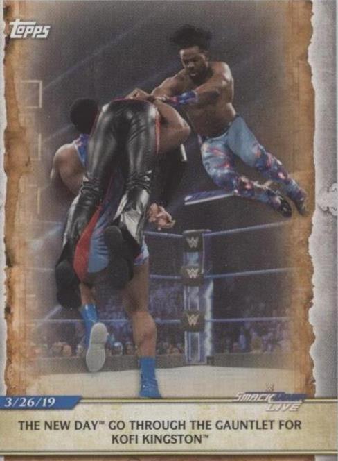 2020 Topps WWE Road to Wrestlemania - The New Day #95 - 1 of 1