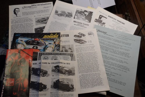 Vintage Modellauto Katalog & Newsletter Lot 1971 Rio Solido Sinclairs MEHR!  - Bild 1 von 11