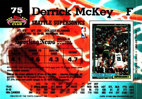 Mint 1992-1993 Topps Stadium Club NBA Basketball Sport Trading Cards Series 1-2 - Picture 169 of 533
