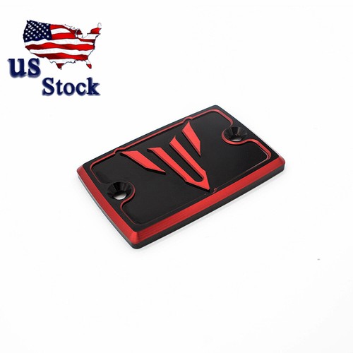 For Yamaha MT07 2014-2018 2019 2020 CNC Red Brake Fluid Reservoir Pump Cap Cover - Picture 6 of 7