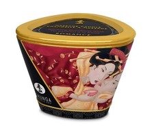 Shunga Erotic Art Massage Candle Sparkling Strawberry Wine 5.7oz, New