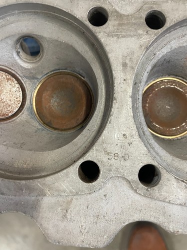 Porsche 356 B Cylinder Heads 101 7/H matched pair - Picture 4 of 12