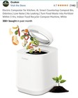 Electric Composter for Kitchen, 4L Smart Countertop Compost Bin, Odorless | L...